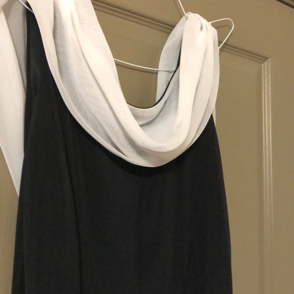 Night way Collections,  Gown, Black, white , drape - Picture 2 of 8